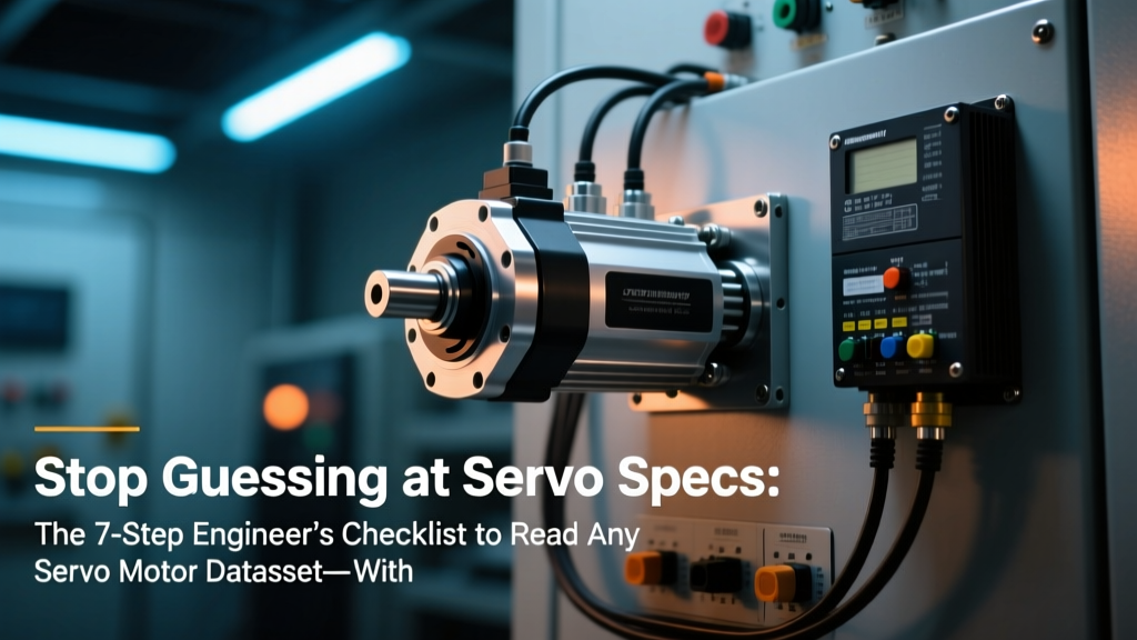 Stop Guessing at Servo Specs: The 7-Step Engineer’s Checklist to Read Any Servo Motor Datasheet—Without Misreading Torque Curves, Overlooking Safety Certifications, or Violating IEC 61800-5-1 Compliance