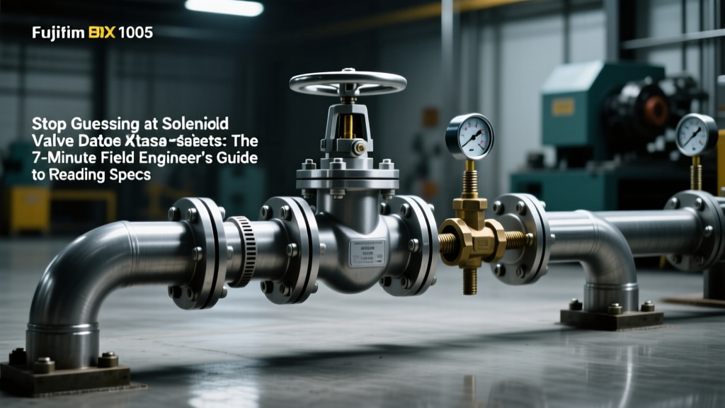 Stop Guessing at Solenoid Valve Datasheets: The 7-Minute Field Engineer’s Guide to Reading Specs, Decoding Performance Curves, and Avoiding Costly Misapplications (With Real-World Cv & Pressure Drop Examples)