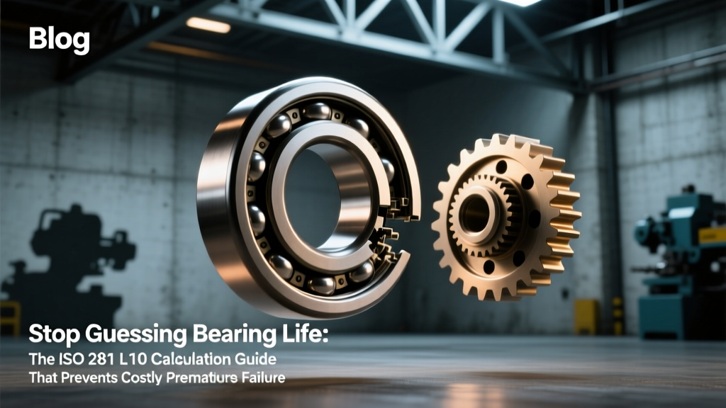 Stop Guessing Bearing Life: The ISO 281 L10 Calculation Guide That Prevents Costly Premature Failures (With Real Wind Turbine Case Study, Load Correction Cheat Sheet & Reliability Adjustment Tables)