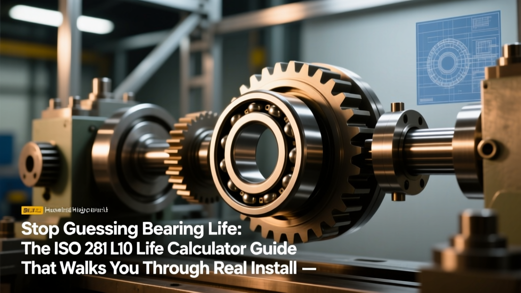 Stop Guessing Bearing Life: The ISO 281 L10 Life Calculator Guide That Walks You Through Real Installation-Phase Sizing — Load, Speed, Contamination, Lubrication & More (Step-by-Step with Worked Examples)