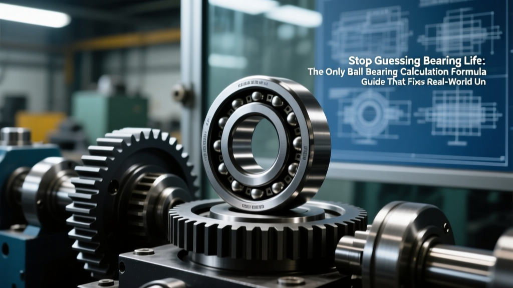 Stop Guessing Bearing Life: The Only Ball Bearing Calculation Formula Guide That Fixes Real-World Unit Conversion Errors, Applies ISO 281 Correctly, and Walks You Through 3 Worked Examples (With Metric/Imperial Cross-Checks and Failure Root-Cause Insights)