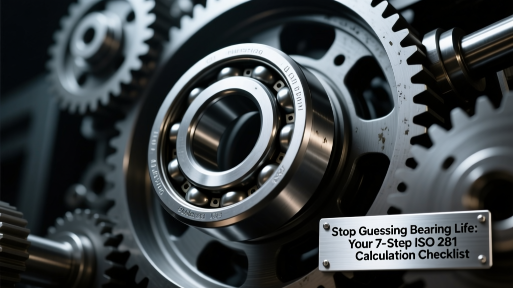 Stop Guessing Bearing Life: Your 7-Step ISO 281 Calculation Checklist (Basic, Modified & System Life — All in One Place)