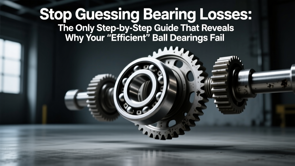 Stop Guessing Bearing Losses: The Only Step-by-Step Guide That Reveals Why Your 'Efficient' Ball Bearings Are Actually Wasting 8–12% Power (With ISO-Validated Isentropic, Volumetric & Overall Efficiency Formulas)