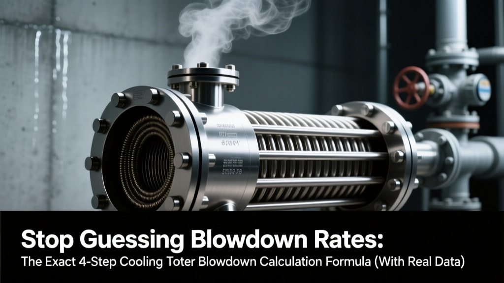 Stop Guessing Blowdown Rates: The Exact 4-Step Cooling Tower Blowdown Calculation Formula (With Real Plant Data, Evaporation Losses, and Cycles of Concentration Adjustments You’re Missing)