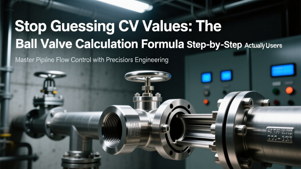 Stop Guessing Cv Values: The Ball Valve Calculation Formula Step-by-Step Guide Engineers Actually Use — With Real-World Unit Conversions, API 609 Compliance Checks, and 3 Worked Examples That Expose Common Sizing Errors