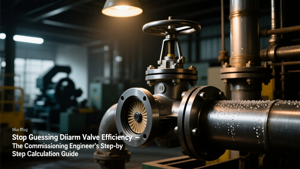 Stop Guessing Diaphragm Valve Efficiency: The Commissioning Engineer’s Step-by-Step Calculation Guide (Isentropic, Volumetric & Overall — With Real-World Unit Conversions, Cv-Based Worked Examples, and API 602-Compliant Error Checks)