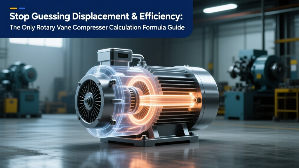 Stop Guessing Displacement & Efficiency: The Only Rotary Vane Compressor Calculation Formula Guide That Walks You Through Real Plant Calculations (with Unit Conversions, ISO 1217 Compliance Checks, and 3 Worked Examples)