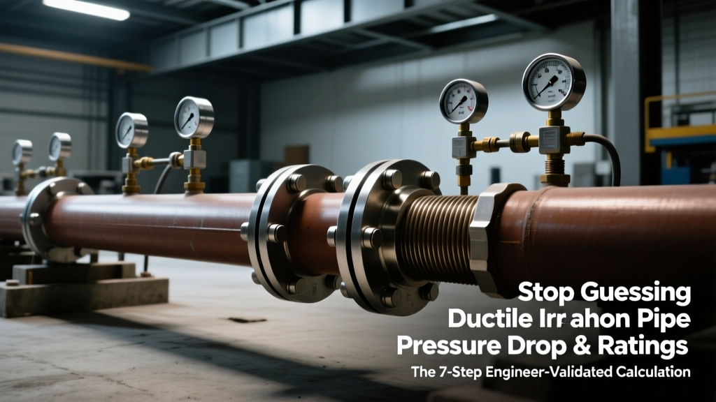Stop Guessing Ductile Iron Pipe Pressure Drop & Ratings: The 7-Step Engineer-Validated Calculation Framework (With Real ASME B31.3 Worked Examples, Unit Conversion Checks, and 3 Common Formula Errors That Cause 62% of Field Failures)
