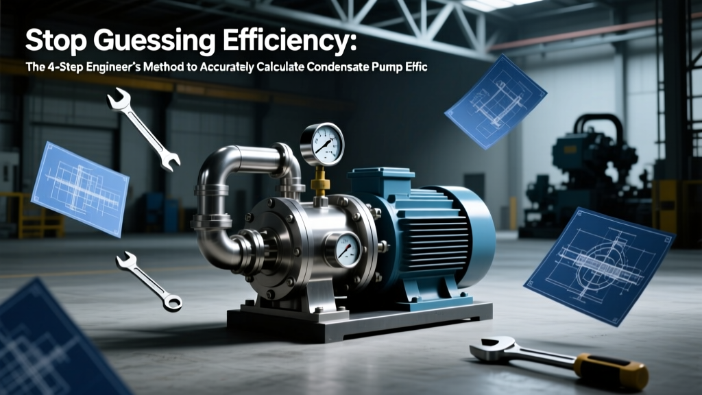 Stop Guessing Efficiency: The 4-Step Engineer’s Method to Accurately Calculate Condensate Pump Efficiency (Isentropic, Volumetric & Overall) — With Real-World Formulas, Unit Conversion Checks, and Common Calculation Pitfalls Exposed
