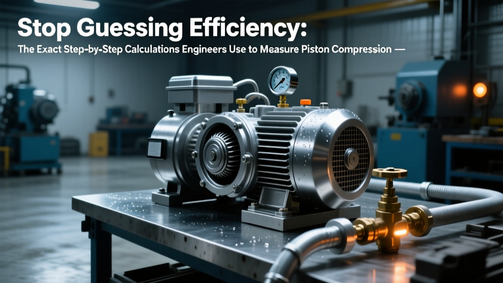 Stop Guessing Efficiency: The Exact Step-by-Step Calculations Engineers Use to Measure Piston Compressor Performance (Isentropic, Volumetric & Overall—with Real-World Numbers, Unit Conversions, and Common Calculation Pitfalls)