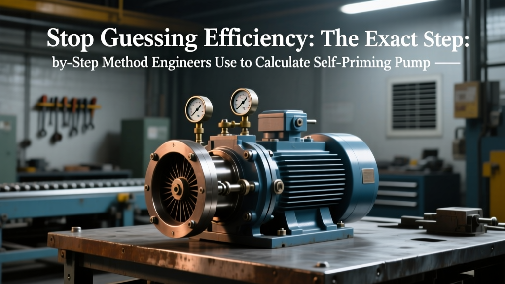 Stop Guessing Efficiency: The Exact Step-by-Step Method Engineers Use to Calculate Self-Priming Pump Efficiency (Isentropic, Volumetric & Overall)—With Real-World Formulas, Unit Conversions, and 3 Common Calculation Traps That Skew Results by 12–28%