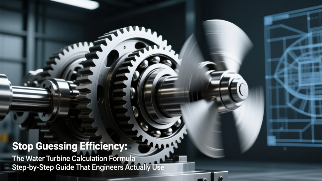 Stop Guessing Efficiency: The Water Turbine Calculation Formula Step-by-Step Guide That Engineers Actually Use (With Real Plant Data, Unit Conversion Traps, and ASME-Validated Worked Examples)