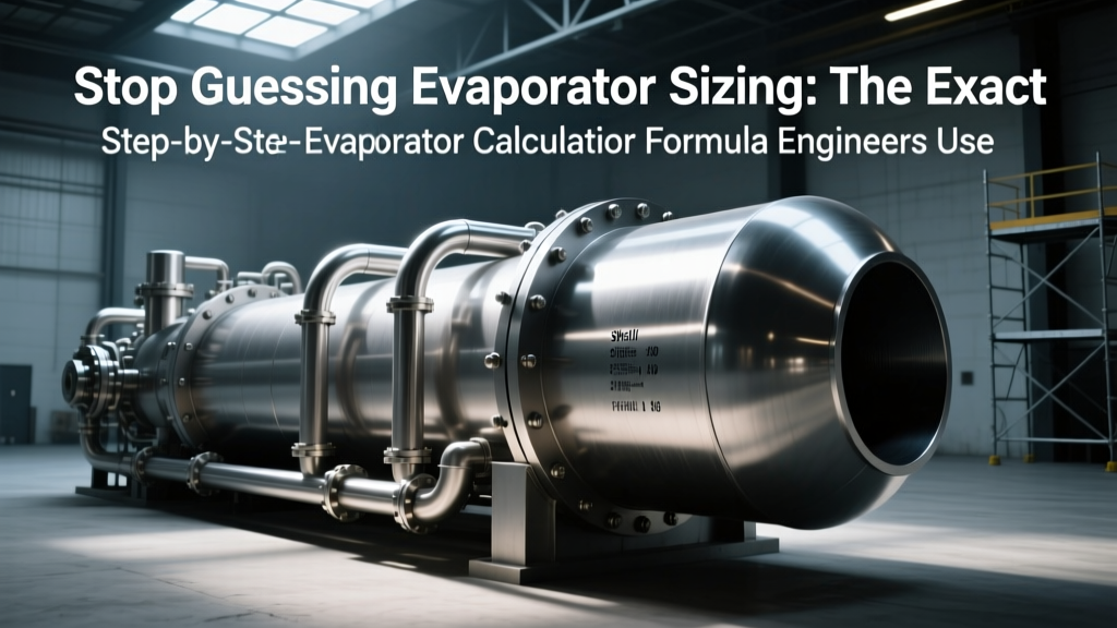Stop Guessing Evaporator Sizing: The Exact Step-by-Step Evaporator Calculation Formula Engineers Use (With Real Plant Data, Unit Conversion Pitfalls, and ASHRAE-Compliant Worked Examples)