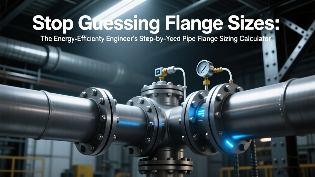 Stop Guessing Flange Sizes: The Energy-Efficient Engineer’s Step-by-Step Pipe Flange Sizing Calculation Guide (with Real ASME B31.3 Worked Examples, Unit Conversion Checks, and Common Error Fixes)