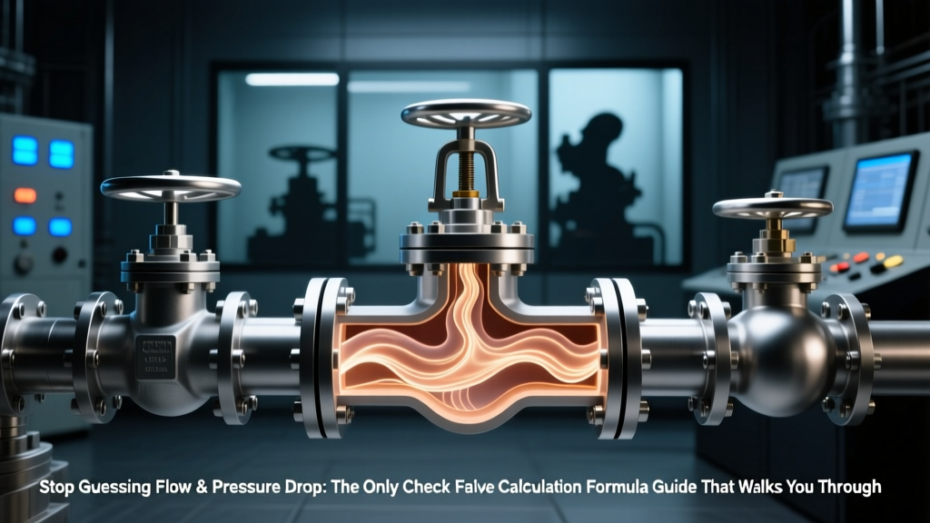 Stop Guessing Flow & Pressure Drop: The Only Check Valve Calculation Formula Guide That Walks You Through Real API 602-Compliant Sizing—With Unit Conversions, Common Pitfalls, and 3 Worked Examples (Including Steam, Water, and Gas Systems)