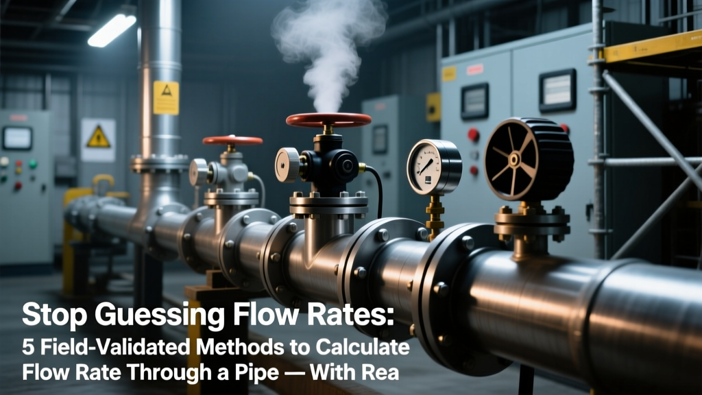 Stop Guessing Flow Rates: 5 Field-Validated Methods to Calculate Flow Rate Through a Pipe — With Real-World Data, Step-by-Step Toolkits, and ISO 5167 Error Benchmarks