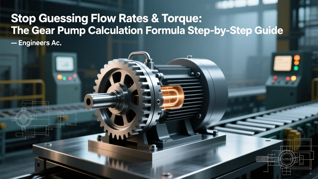 Stop Guessing Flow Rates & Torque: The Gear Pump Calculation Formula Step-by-Step Guide Engineers Actually Use (With Real Unit Conversions, API 676 Compliance Checks, and 3 Worked Examples That Prevent Catastrophic Cavitation)