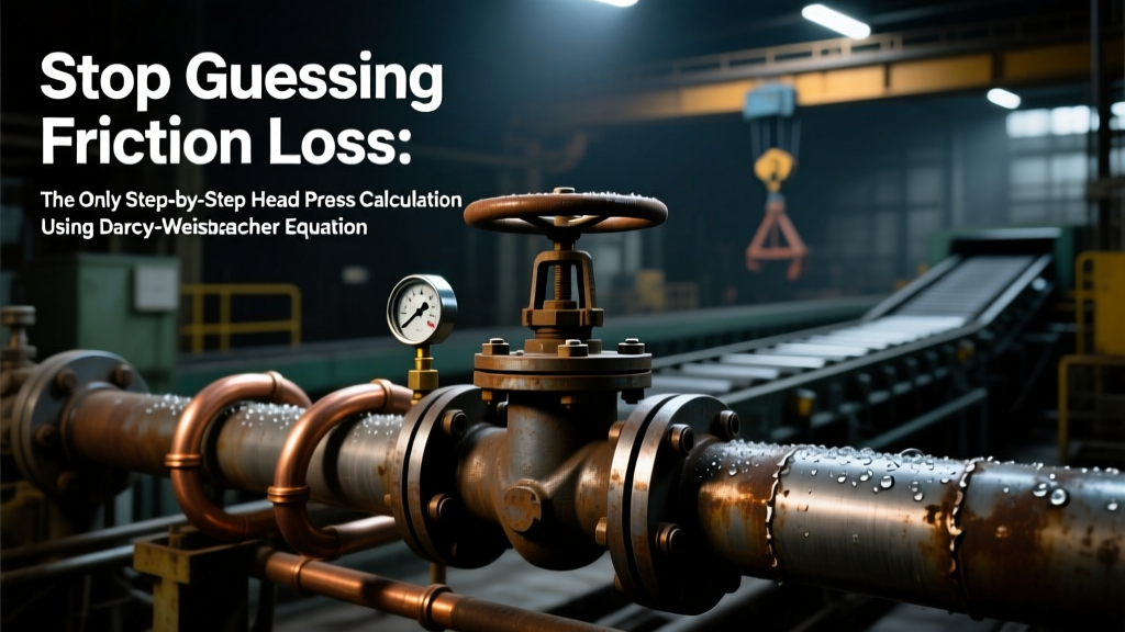 Stop Guessing Friction Loss: The Only Step-by-Step Head Loss Calculation Using Darcy-Weisbach Equation Guide That Shows Exactly How to Read the Moody Chart (With Real Pipe Data, Worked Examples, and Common Pitfalls You’ll Never See in Textbooks)