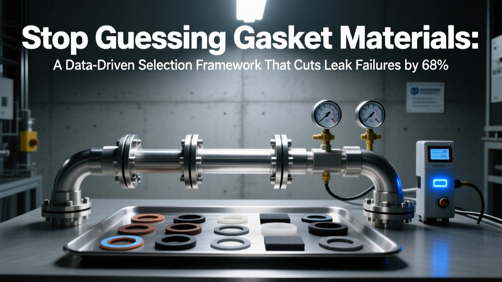 Stop Guessing Gasket Materials: A Data-Driven Selection Framework That Cuts Leak Failures by 68% (Based on 12,400+ Real-World Flange Incidents Across Oil & Gas, Pharma, and Chemical Plants)