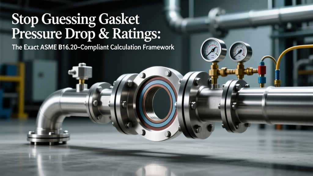 Stop Guessing Gasket Pressure Drop & Ratings: The Exact ASME B16.20–Compliant Calculation Framework (With Real-World Correction Factors, Unit-Conversion Pitfalls, and 3 Worked Examples You Can Apply Before Lunch)