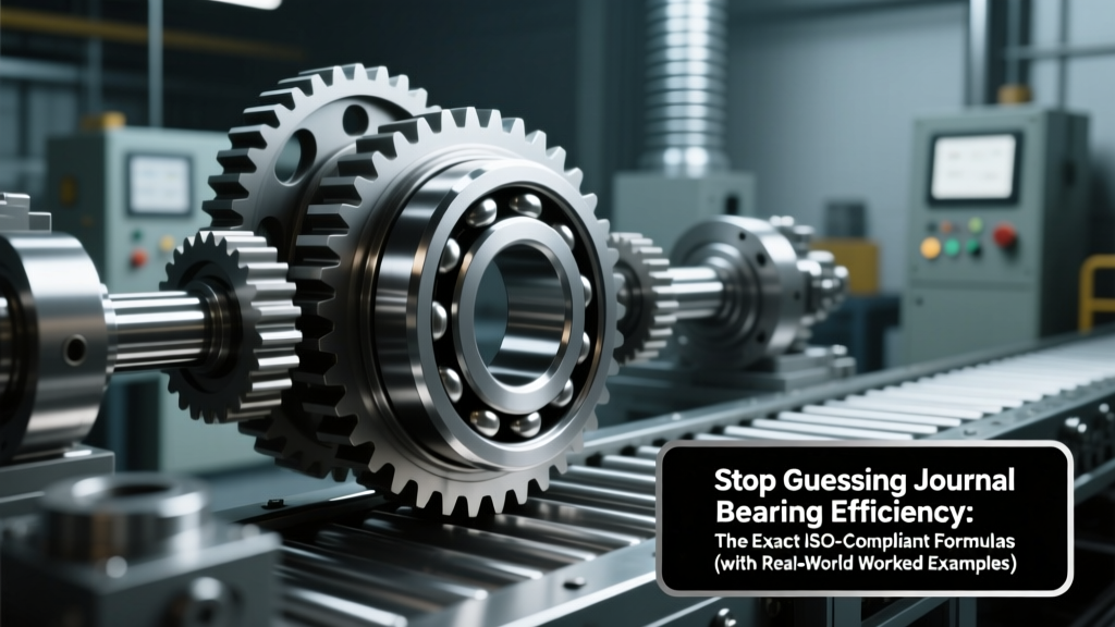 Stop Guessing Journal Bearing Efficiency: The Exact ISO-Compliant Formulas (with Real-World Worked Examples, Unit Conversion Checks, and ROI Impact Analysis)