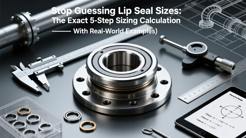 Stop Guessing Lip Seal Sizes: The Exact 5-Step Sizing Calculation (With Real-World Examples, Unit Conversion Warnings, and API 682 Alignment)