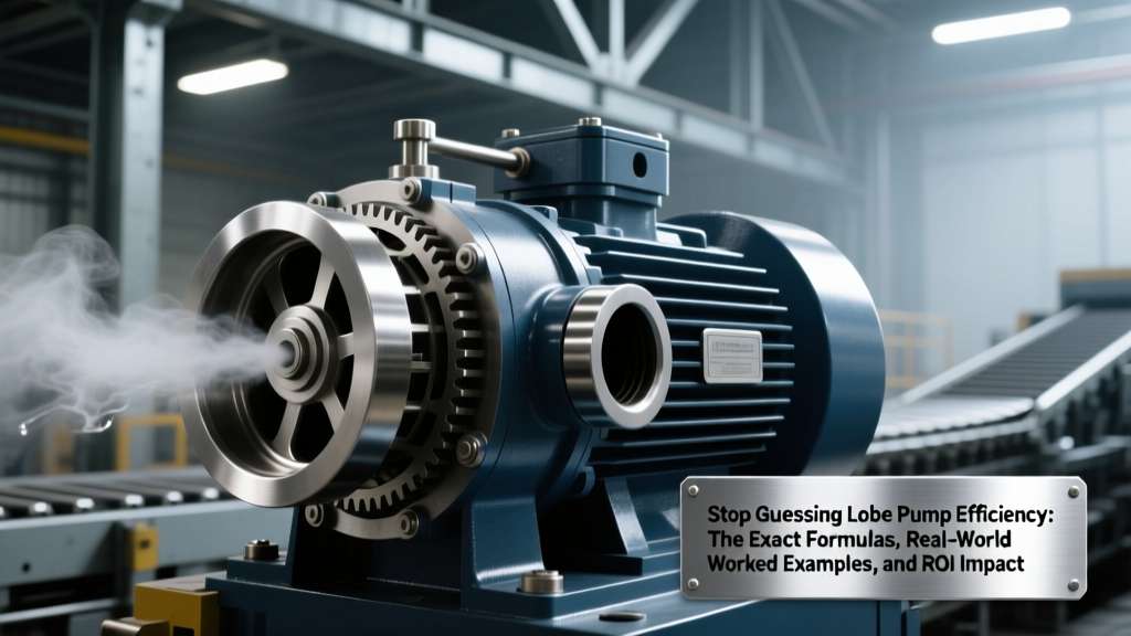 Stop Guessing Lobe Pump Efficiency: The Exact Formulas, Real-World Worked Examples, and ROI Impact of Isentropic vs. Volumetric vs. Overall Calculations (With Unit Conversion Warnings & Common Error Fixes)