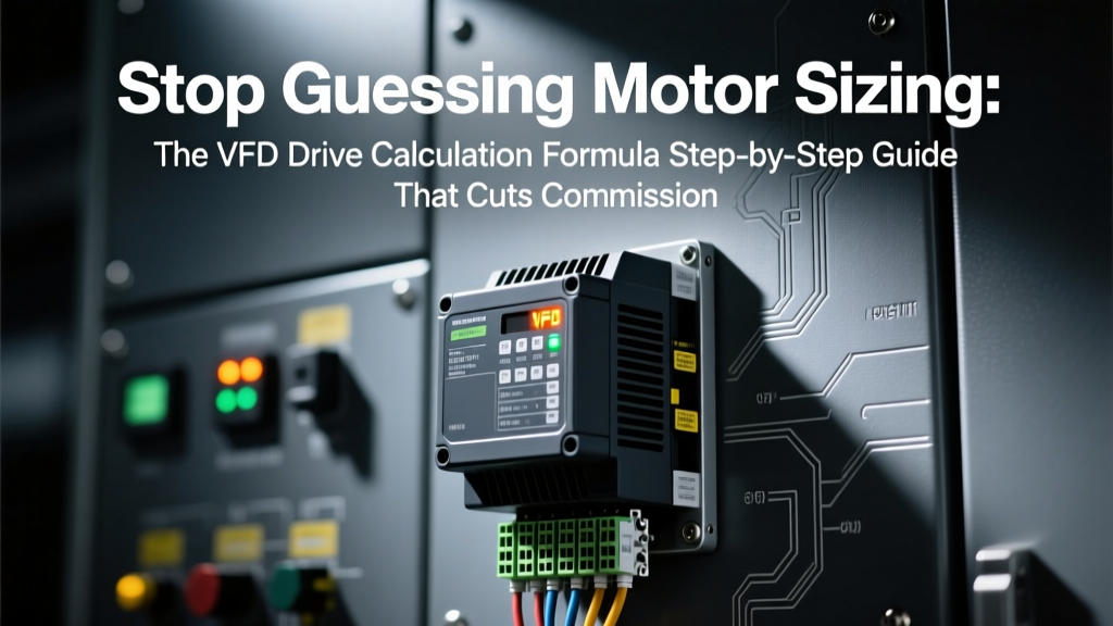 Stop Guessing Motor Sizing: The VFD Drive Calculation Formula Step-by-Step Guide That Cuts Commissioning Errors by 68% (Real NEMA MG-1 & IEC 61800-3 Data + 4 Worked Examples with Unit Conversions)