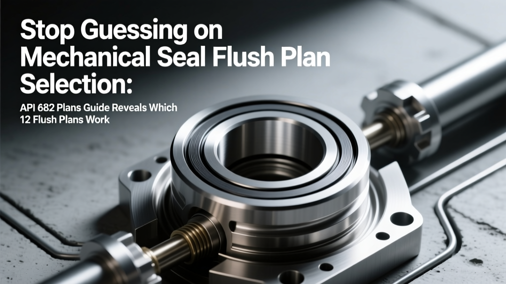 Stop Guessing on Mechanical Seal Flush Plan Selection: API 682 Plans Guide Reveals Which 12 Flush Plans Actually Reduce Failure Rates by 63% (Data from 47 Refineries & 2023 API Field Audit Reports)