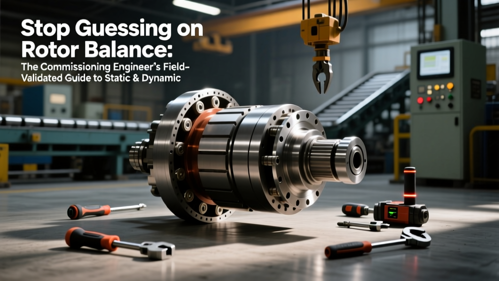 Stop Guessing on Rotor Balance: The Commissioning Engineer’s Field-Validated Guide to Static & Dynamic Balancing (Single-Plane, Two-Plane, and In-Situ Field Methods) — With Real Tolerance Calculations, ISO 21940 Class Mapping, and 3 On-Site Case Studies That Cut Vibration by 72% in <4 Hours