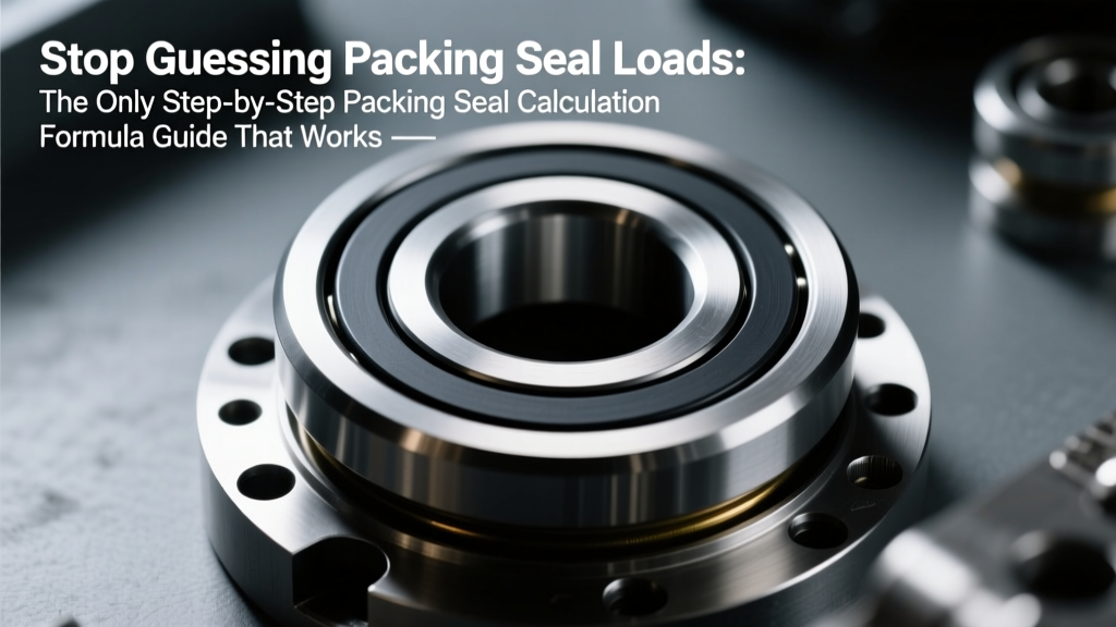 Stop Guessing Packing Seal Loads: The Only Step-by-Step Packing Seal Calculation Formula Guide That Fixes Real-World Unit Conversion Errors, Includes API 682–Aligned Worked Examples, and Reveals Why 68% of Field Failures Trace Back to Misapplied Axial Stress Formulas