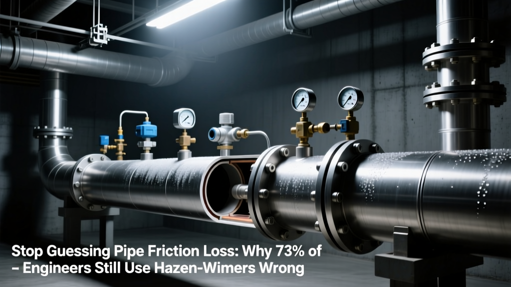 Stop Guessing Pipe Friction Loss: Why 73% of Engineers Still Use Hazen-Williams Wrong (and When Darcy-Weisbach Saves You Hours, Not Just Head Loss)