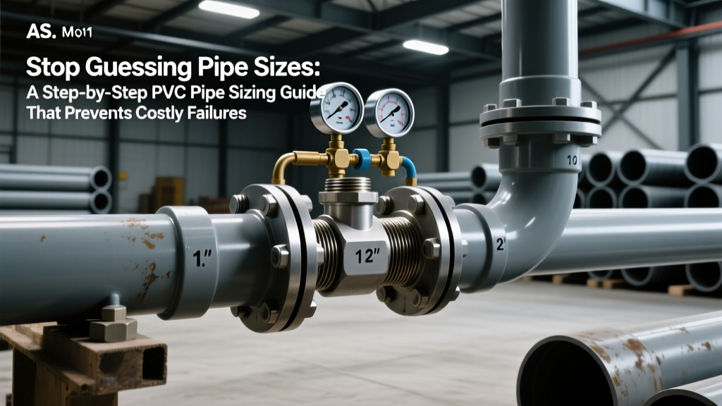 Stop Guessing Pipe Sizes: A Step-by-Step PVC Pipe Sizing Guide That Prevents Costly Failures—With ASME-Compliant Formulas, Real-World Flow Calculations, and 7 Deadly Mistakes Even Pros Make (Free Sizing Decision Matrix Included)