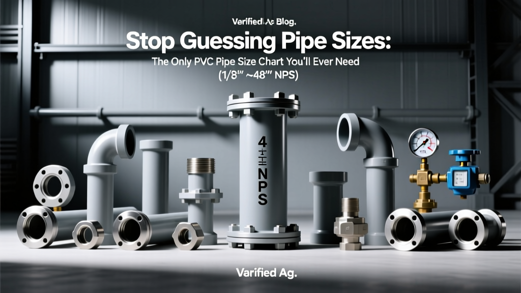 Stop Guessing Pipe Sizes: The Only PVC Pipe Size Chart You’ll Ever Need (1/8″–48″ NPS) — Verified Against ASTM D1785 & ISO 1452, With Real OD, Schedule-Specific Wall Thicknesses, and Weight Per Foot Calculated to 0.001 lb Precision