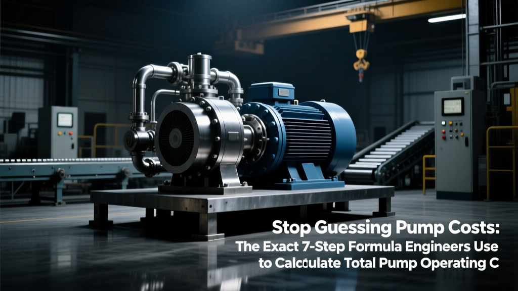 Stop Guessing Pump Costs: The Exact 7-Step Formula Engineers Use to Calculate Total Pump Operating Cost Including Energy and Maintenance (With Real Plant Data & ISO 5198 Compliance Checks)
