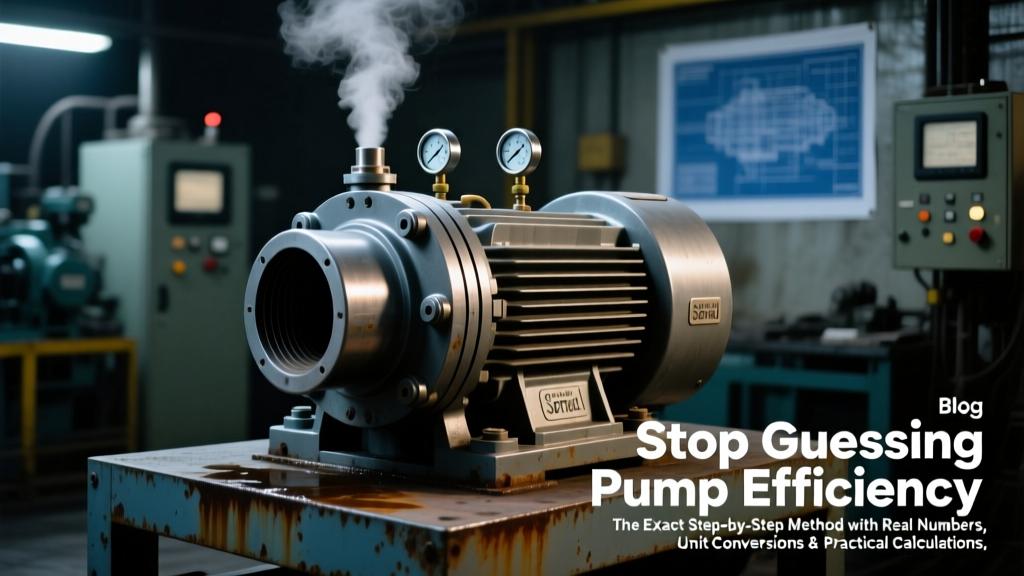 Stop Guessing Pump Efficiency: The Exact Step-by-Step Method (with Real Numbers, Unit Conversions & Common Calculation Traps) That Senior Engineers Use to Calculate Centrifugal Pump Efficiency — Including Isentropic, Volumetric, and Overall Efficiency Formulas