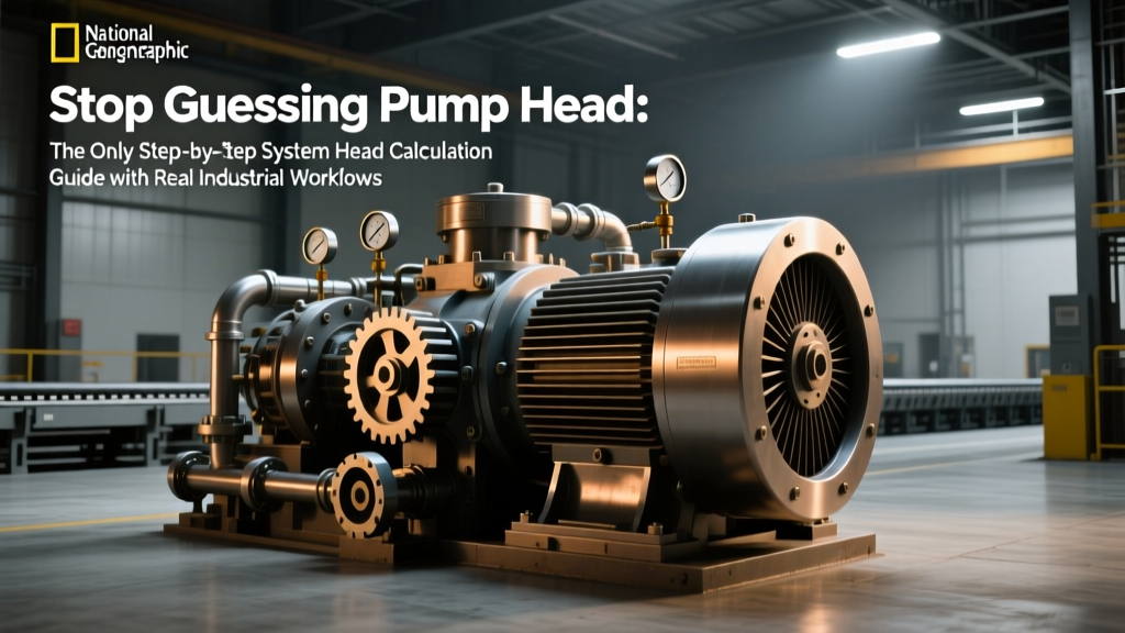Stop Guessing Pump Head: The Only Step-by-Step System Head Calculation Guide with Real Industrial Worked Examples (Static, Friction, Velocity & Pressure Differential — All Verified Against API RP 14E & ISO 5199)