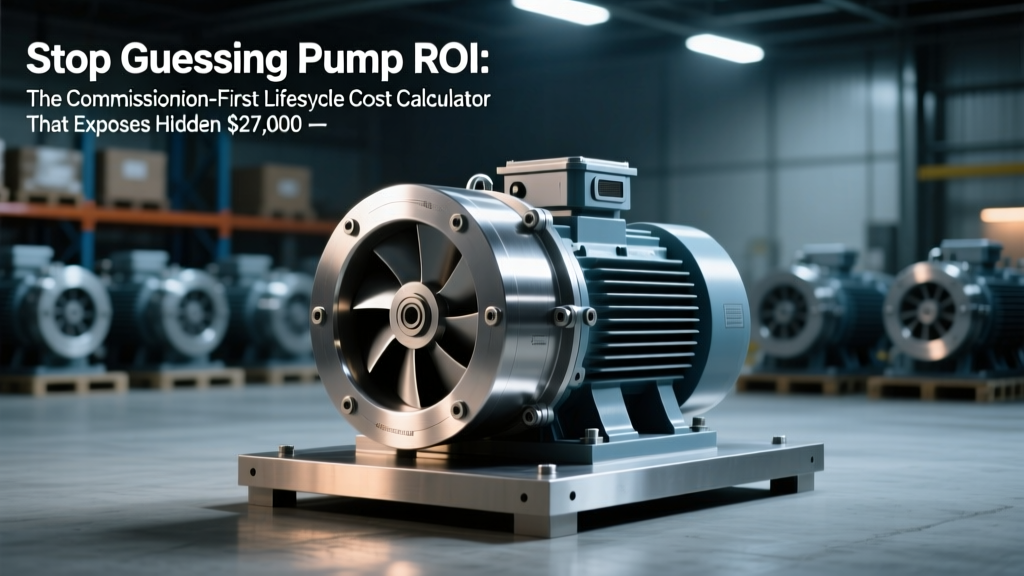 Stop Guessing Pump ROI: The Commissioning-First Lifecycle Cost Calculator That Exposes Hidden $27,000/Year Losses in Your Centrifugal Pump Installations (Energy + Maintenance + Replacement Planning)