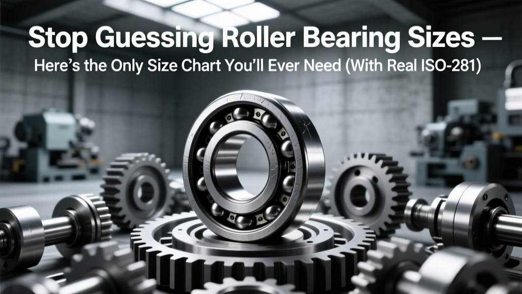 Stop Guessing Roller Bearing Sizes — Here’s the Only Size Chart You’ll Ever Need (With Real ISO-281 Load Ratings, Speed Limits, and Troubleshooting Red Flags for Every Common Bore Range)