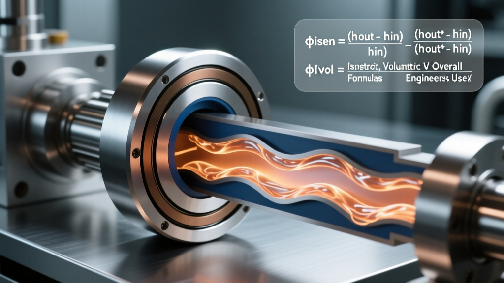 Stop Guessing Seal Efficiency: The Exact Isentropic, Volumetric & Overall Formulas Engineers Use (With Unit-Checked Worked Examples & API 682 Compliance Notes)