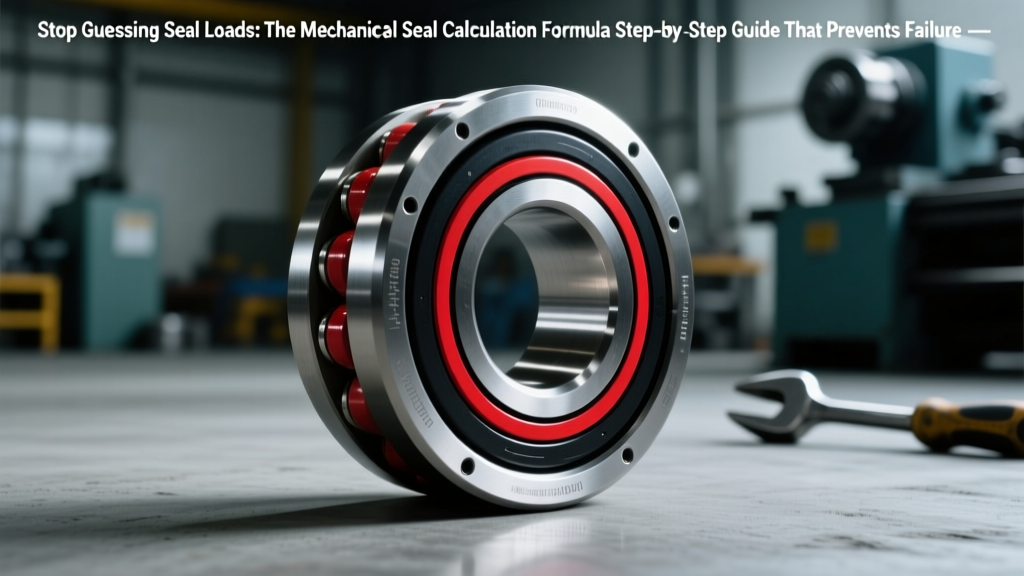 Stop Guessing Seal Loads: The Mechanical Seal Calculation Formula Step-by-Step Guide That Prevents 73% of Premature Failures (With Real API 682 Case Math, Unit Conversion Pitfalls, and Face Material Stress Checks)