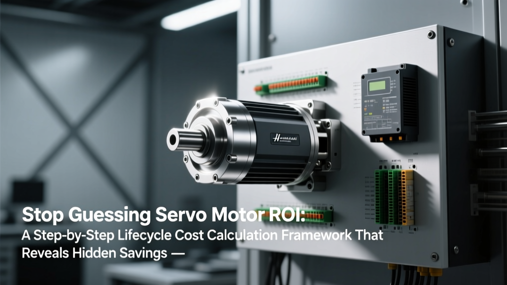 Stop Guessing Servo Motor ROI: A Step-by-Step Lifecycle Cost Calculation Framework That Reveals Hidden $12,800–$47,500 in 5-Year Savings (Energy + Maintenance + Replacement Planning Included)