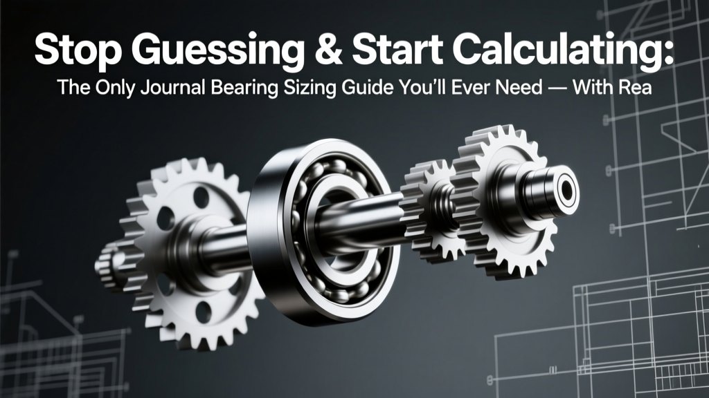 Stop Guessing & Start Calculating: The Only Journal Bearing Sizing Guide You’ll Ever Need — With Real ISO 281 Life Predictions, Lubrication-Dependent Clearance Tables, and 7 Costly Mistakes That Cause 83% of Premature Failures (Step-by-step journal bearing sizing guide with formulas, worked examples, and common mistakes to avoid)