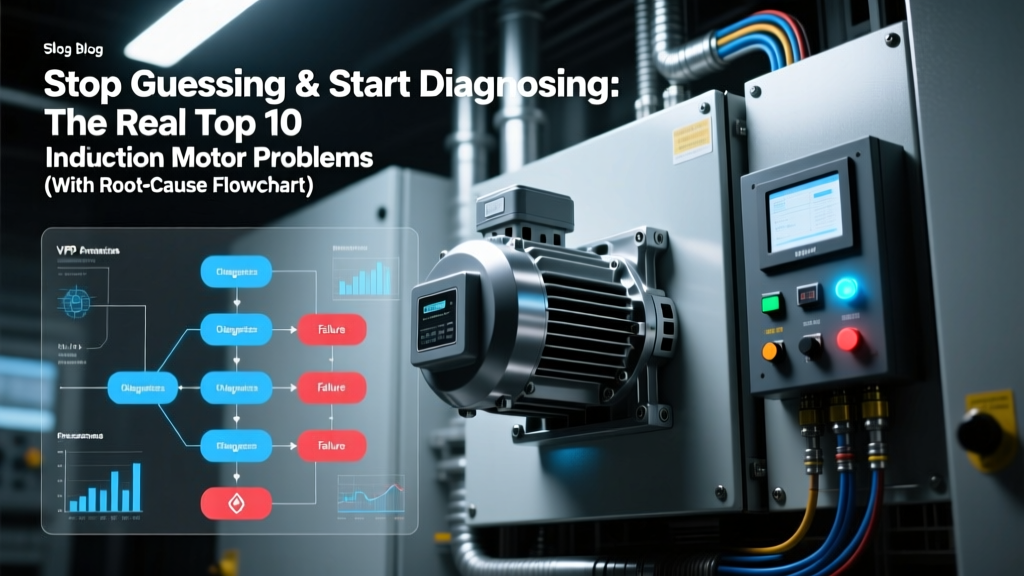 Stop Guessing & Start Diagnosing: The Real Top 10 Induction Motor Problems (With Root-Cause Flowcharts, Not Just Symptoms) — Vibration, Noise, Leakage, and Performance Failures Explained by a Field Applications Engineer