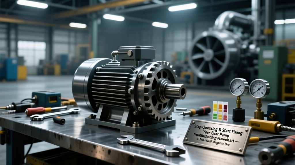 Stop Guessing & Start Fixing: Your Gear Pump Troubleshooting Flowchart — A Real-World Diagnostic Decision Tree That Cuts Downtime by 68% (Based on Parker Hannifin Field Data)