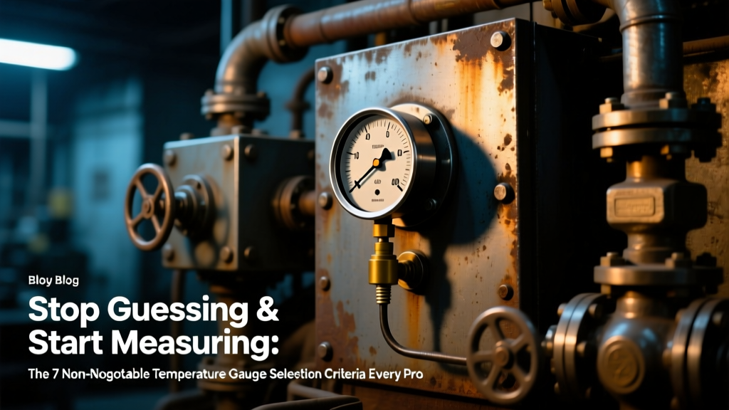 Stop Guessing & Start Measuring: The 7 Non-Negotiable Temperature Gauge Selection Criteria Every Process Engineer Overlooks (Including Accuracy Class Trade-Offs, Wetted Material Pitfalls, and Why Your ‘Class A’ Dial Isn’t ISO 9001-Compliant)
