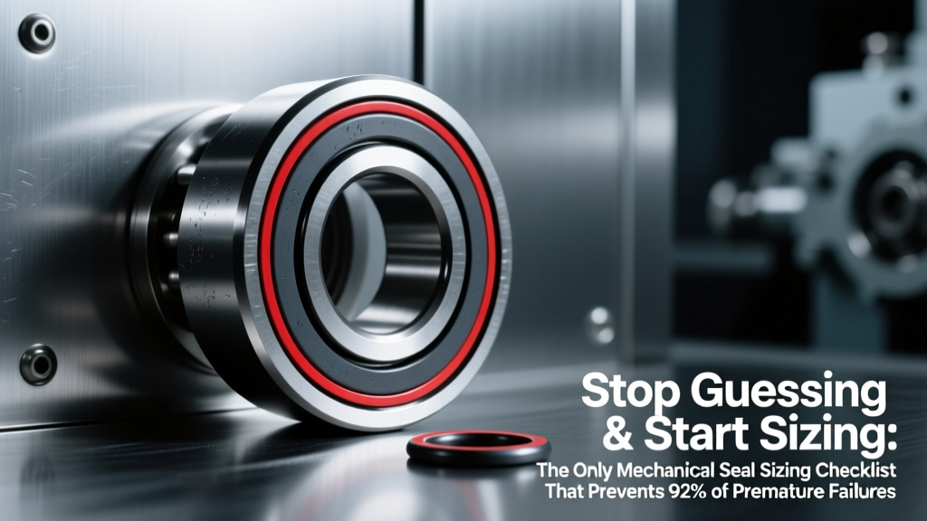 Stop Guessing & Start Sizing: The Only Mechanical Seal Sizing Checklist That Prevents 92% of Premature Failures (With API 682 Compliance, Real Pump Data, and Face Material Selection Logic)