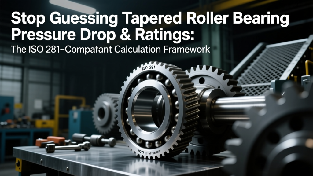 Stop Guessing Tapered Roller Bearing Pressure Drop & Ratings: The ISO 281–Compliant Calculation Framework (With Real-World Worked Examples, Unit Conversion Checks, and 3 Common Formula Pitfalls You’re Probably Making)