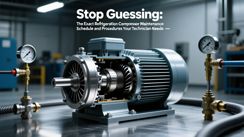 Stop Guessing: The Exact Refrigeration Compressor Maintenance Schedule and Procedures Your Technician Should Follow (Based on ASHRAE, ISO 13374 & Real-World Failure Data)