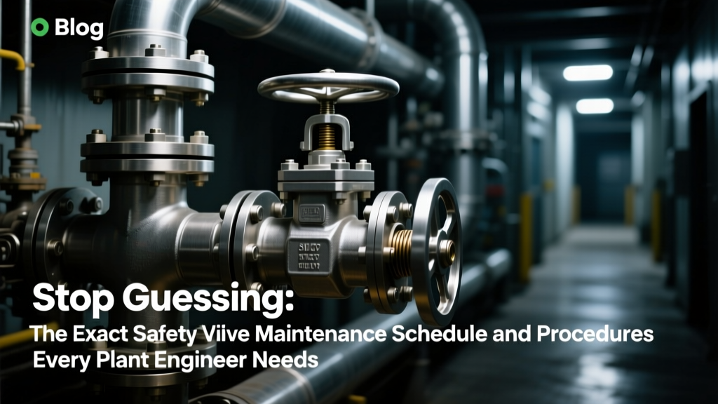Stop Guessing: The Exact Safety Valve Maintenance Schedule and Procedures Every Plant Engineer Needs (ASME-Compliant, Field-Validated, With Quick-Win Checks You Can Do Before Lunch)